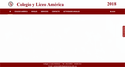 Desktop Screenshot of colegioamerica.edu.uy